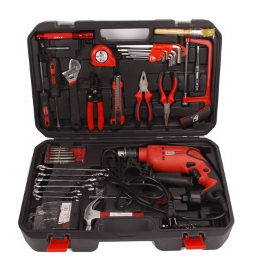 Kafuwell H13037a 64pcs Power Electrical Tools For Home Repair Household Use Toolkit Hand Tool Home Equipment