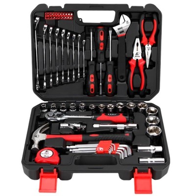 Kafuwell H13045a 65 Pcs High Quality Multifunction Mechanics Repair Socket Kit Hand Tool Box Sets